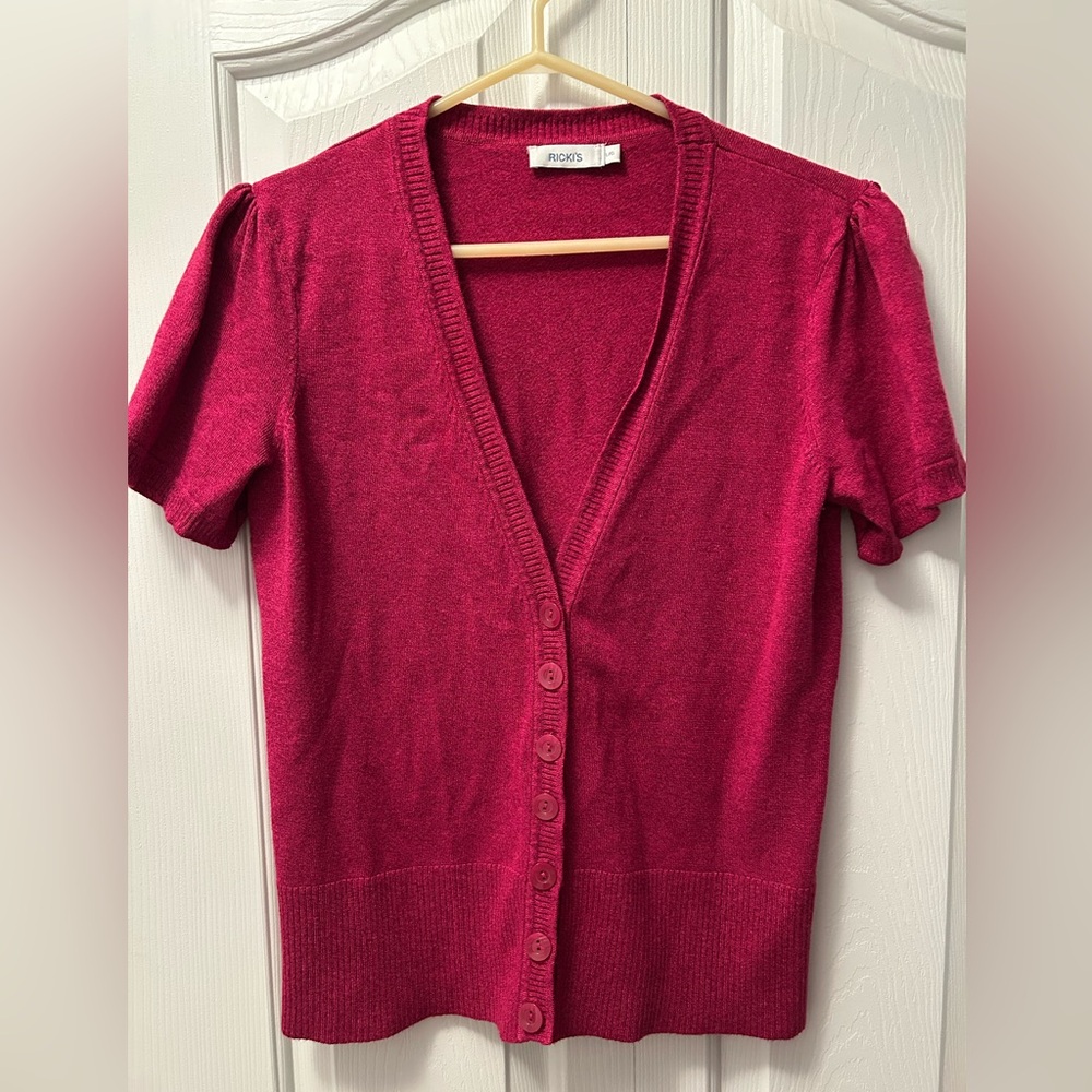 Ricki's Deep Pink Knit Cardigan